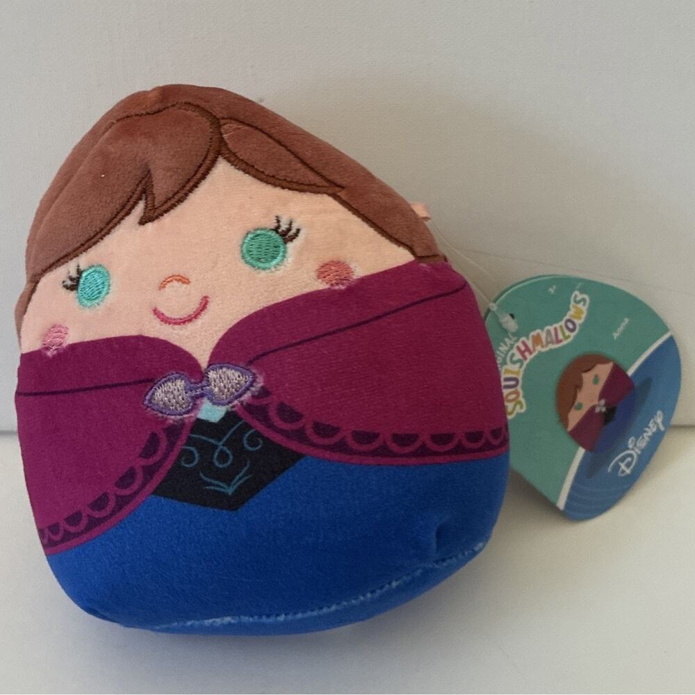 Disney Frozen Princess Anna 5'' Squishmallows Plush Toy Brand New